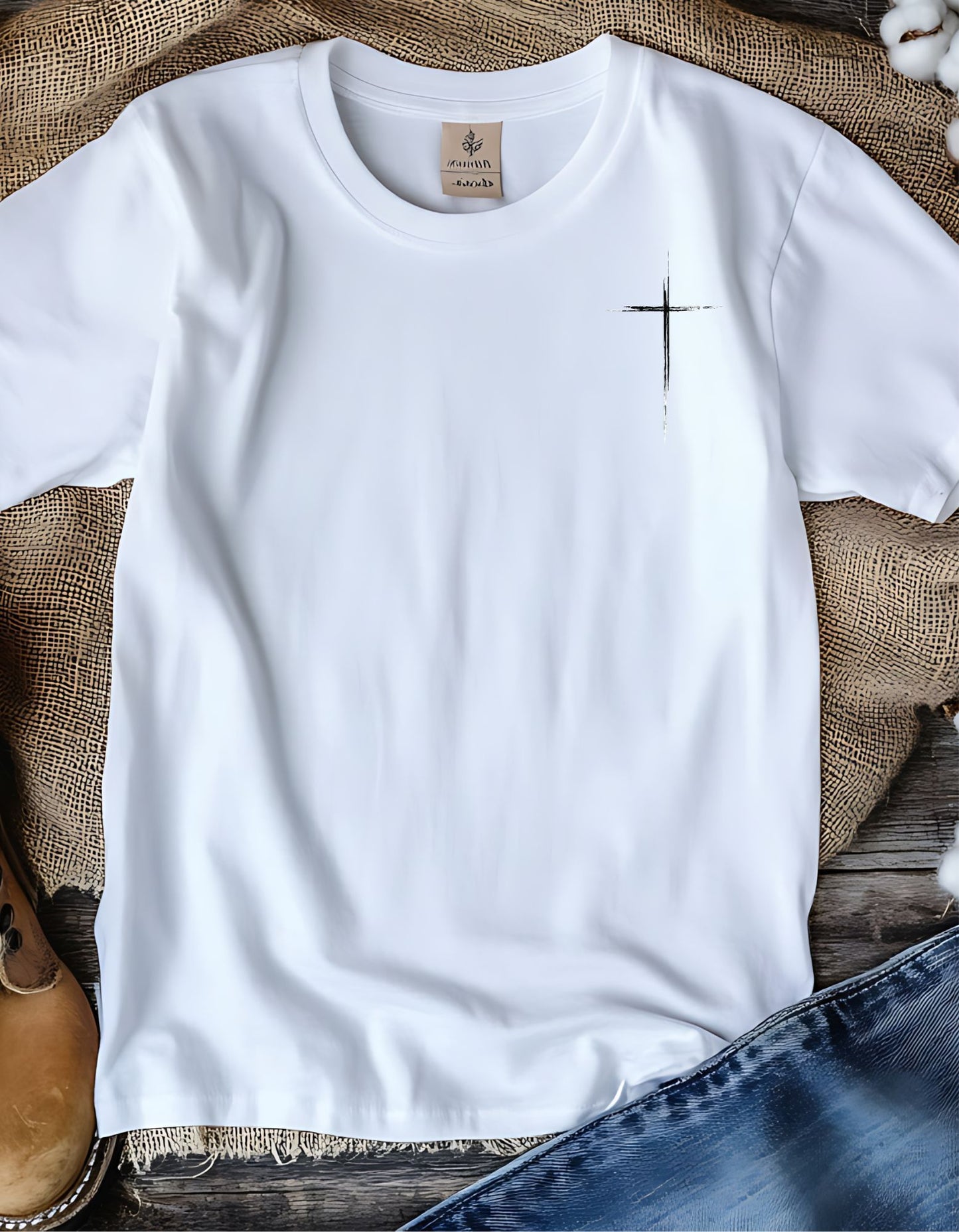 Jesus T-shirt design I Christ tee design I Christian shirt PNG I digital download I Jesus & Faith T-Shirt | Cross Front Print | Christian Ap