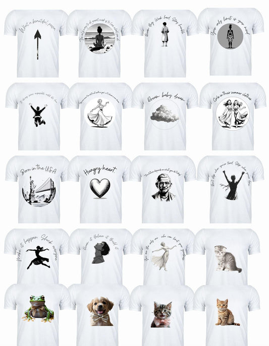 Family Matching T-Shirt Designs | Printable Shirt Graphics Bundle | Digital Download for DIY Apparel I Printed tshirt  design for all family