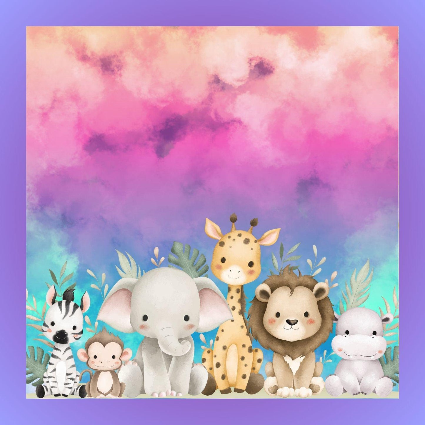 Nursery Animal Wall Art Prints | 25 Cute Kids Room Illustrations | Playroom Printable Artwork Set I animal picture for kids room / animal print /Cute Color Illustrations of animal for Nursery or Playroom Kids room Include 25 pictures