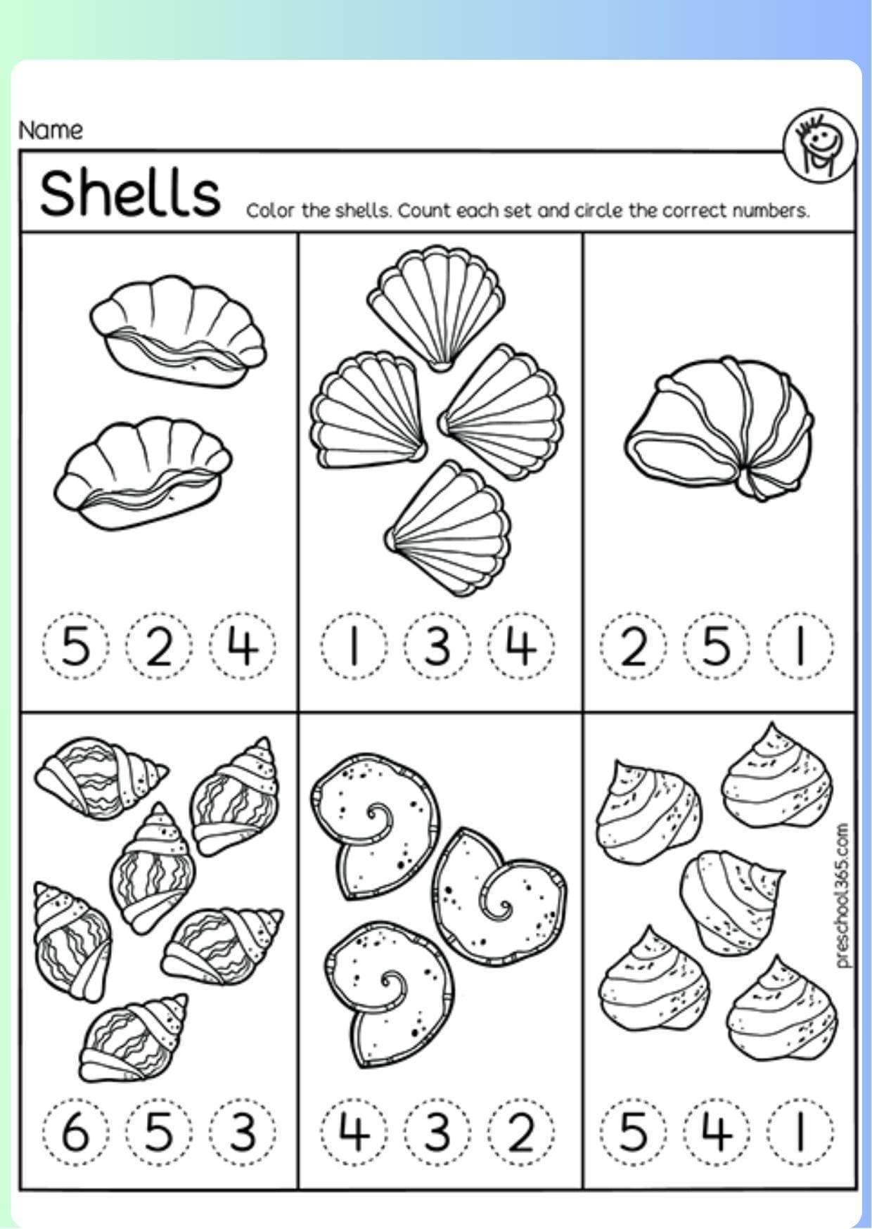 Kids Activity Workbook: Coloring Pages and Educational Games (PDF - 51 Pages)