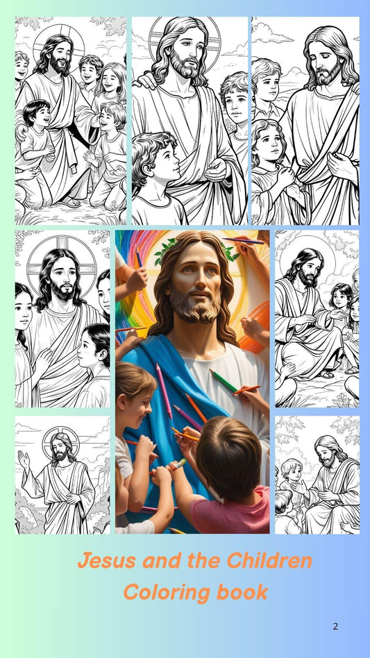 Jesus Coloring Book: Christian Illustrations for Kids (PDF Download) Kids I Jesus Coloring Book: Christian Illustrations for Kids (PDF Download) Kids