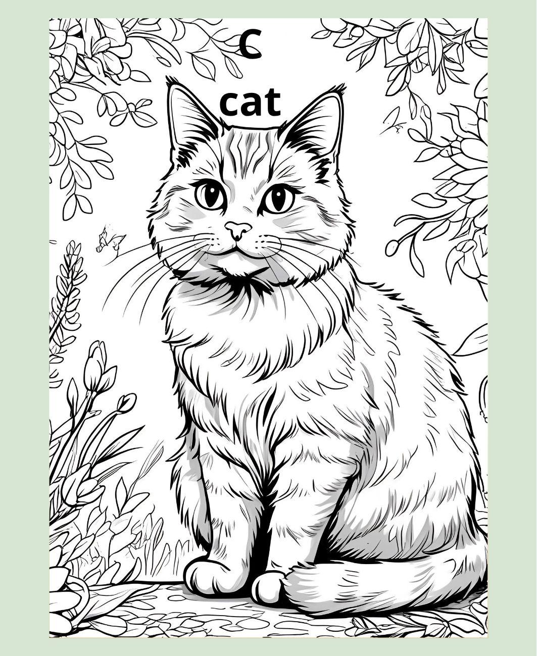 ABC Animal Coloring and Craft Book: Learning Activity (Digital Download) I interactive book for kids I preschool study