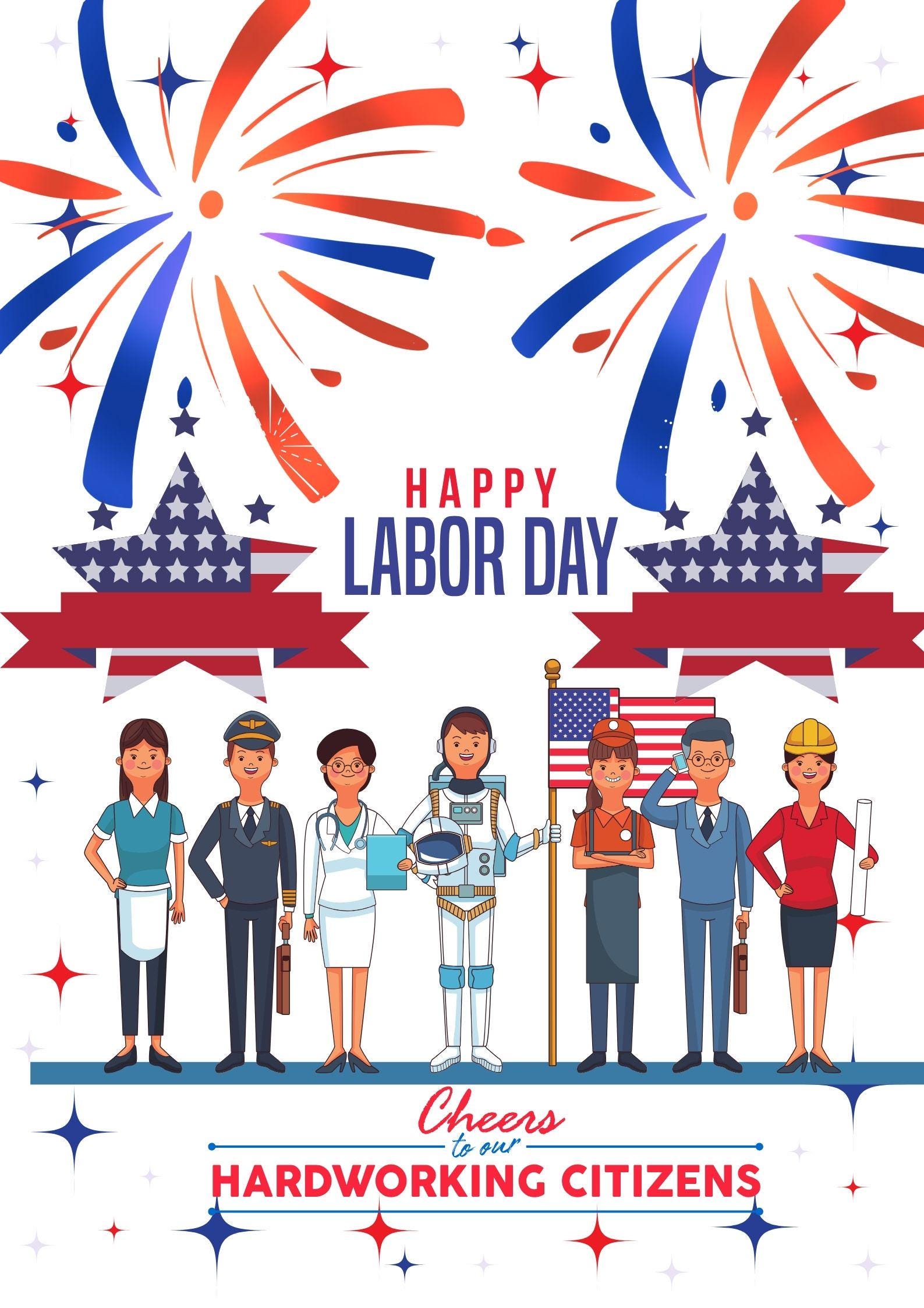 Labor day posters/ celebration / for all workers