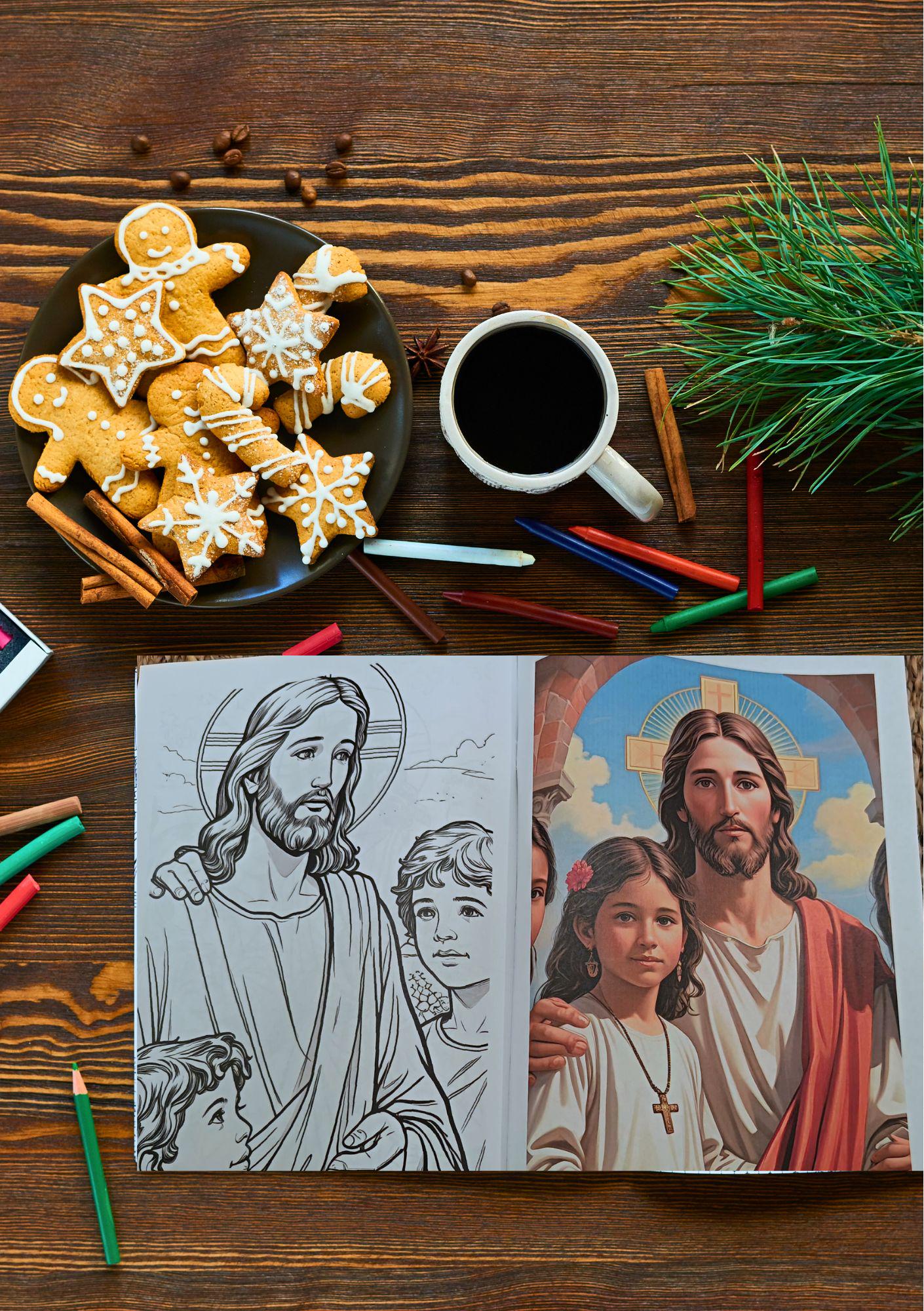 Jesus Coloring Book: Christian Illustrations for Kids (PDF Download) Kids I Jesus Coloring Book: Christian Illustrations for Kids (PDF Download) Kids