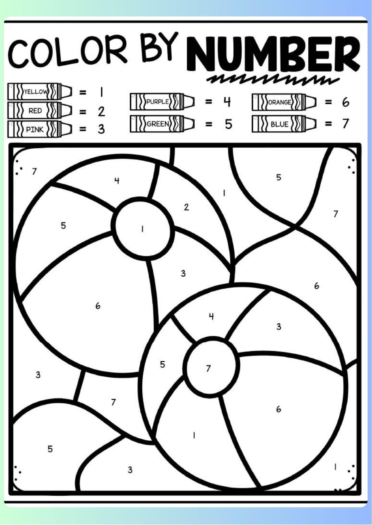 Kids Activity Workbook: Coloring Pages and Educational Games (PDF - 51 Pages)