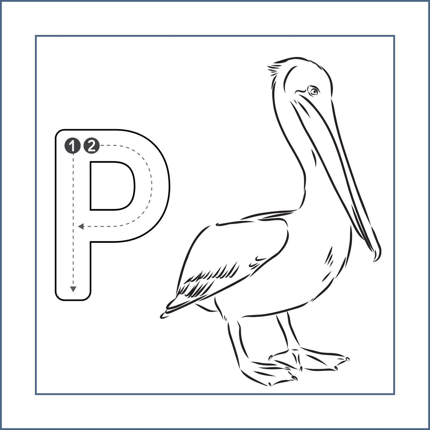 Alphabet Animal Coloring Book | ABC Learning Pages for Kids | Fun Printable Digital Download I ABC Animal Coloring Book: Fun Alphabet Learning Pages (Digital Download) for kids