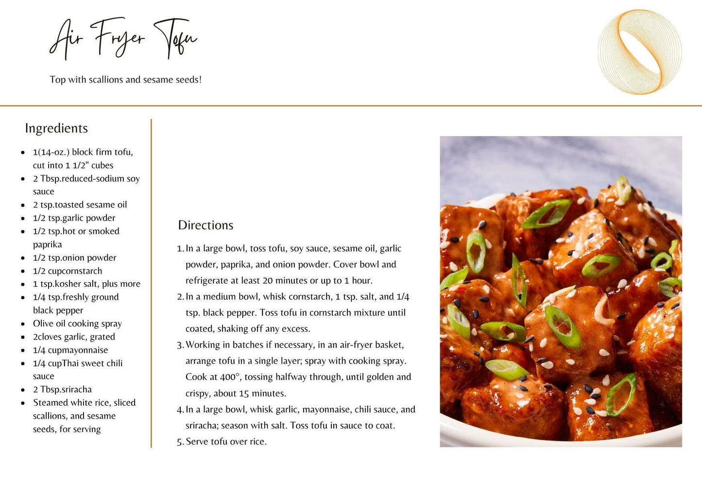 Air Fryer Cookbook: 30 Healthy and Simple Recipes (Printable Files) I Crispy Air Fryer Cookbook | Quick & Healthy Printable Recipe Collection | Digital Download