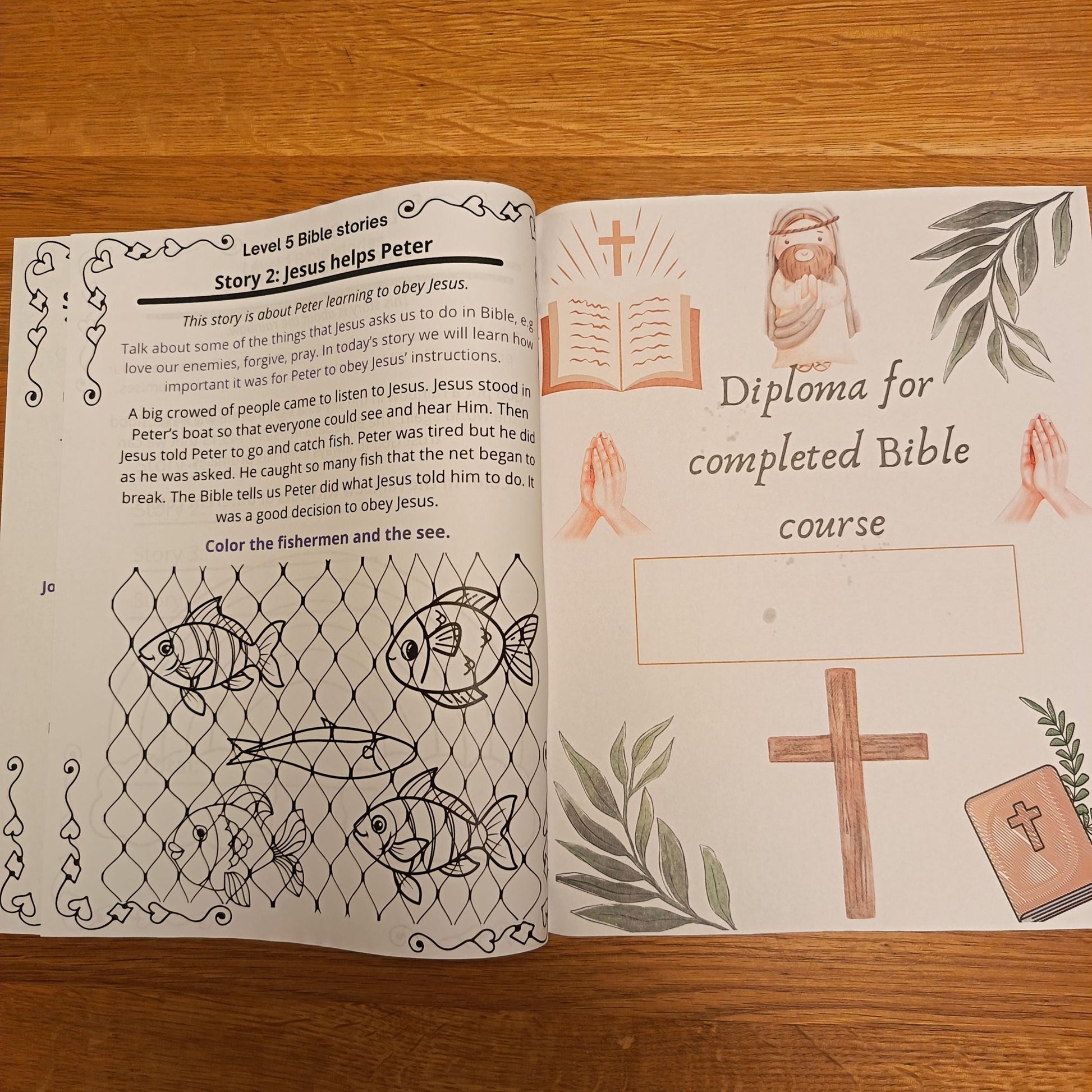 Preschool Bible Lessons: Christian Learning Pack (PDF Downloadable File) Bible course
