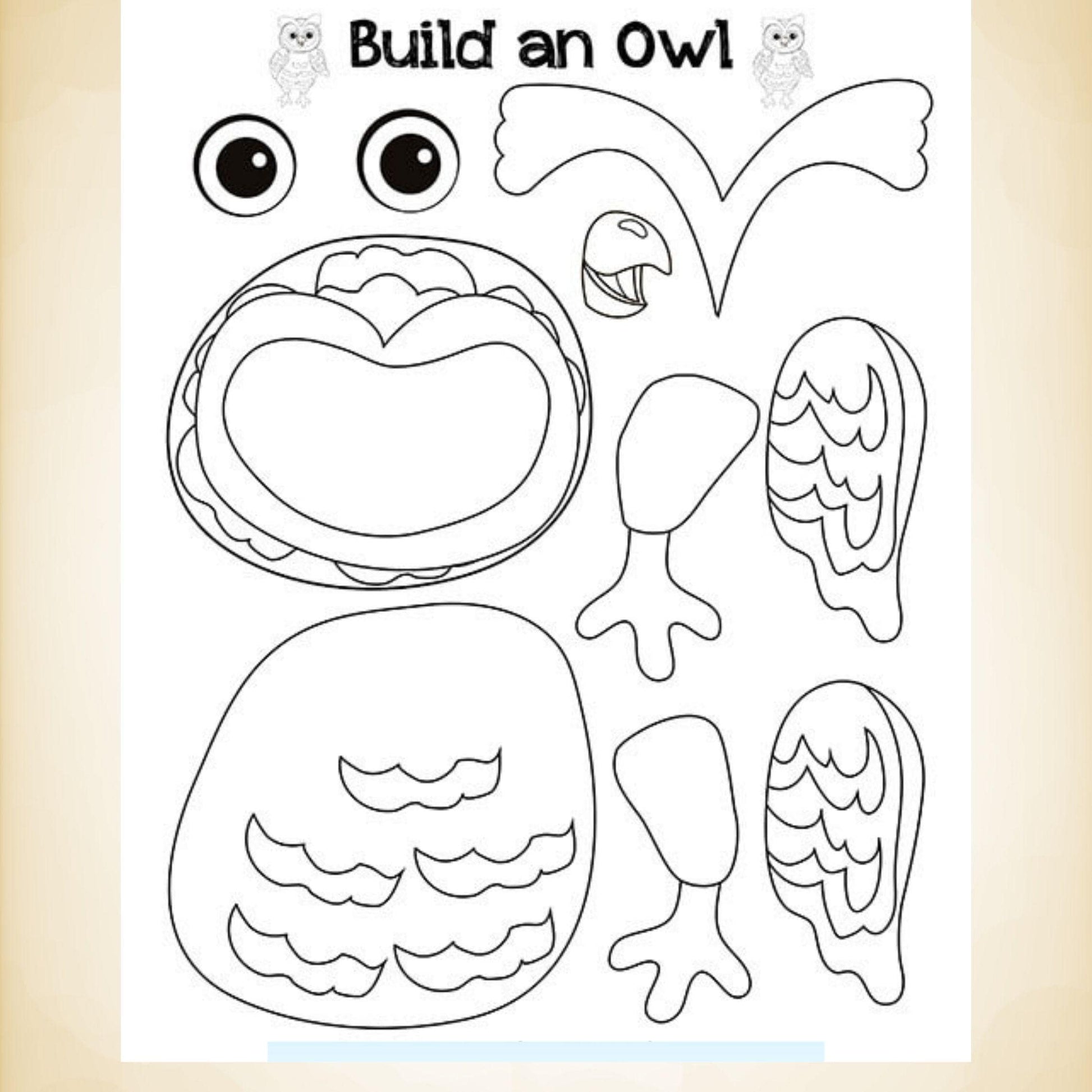 ABC Animal Coloring and Craft Book: Learning Activity (Digital Download) I interactive book for kids I preschool study