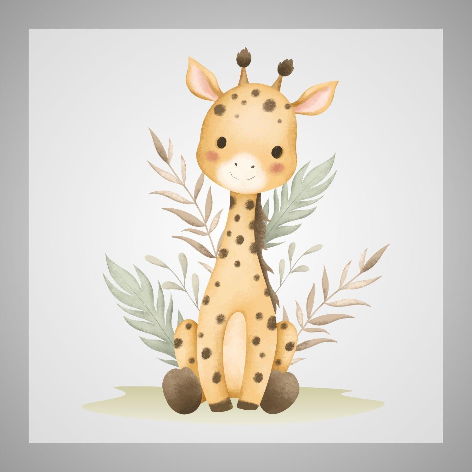 Nursery Animal Wall Art Prints | 25 Cute Kids Room Illustrations | Playroom Printable Artwork Set I animal picture for kids room / animal print /Cute Color Illustrations of animal for Nursery or Playroom Kids room Include 25 pictures
