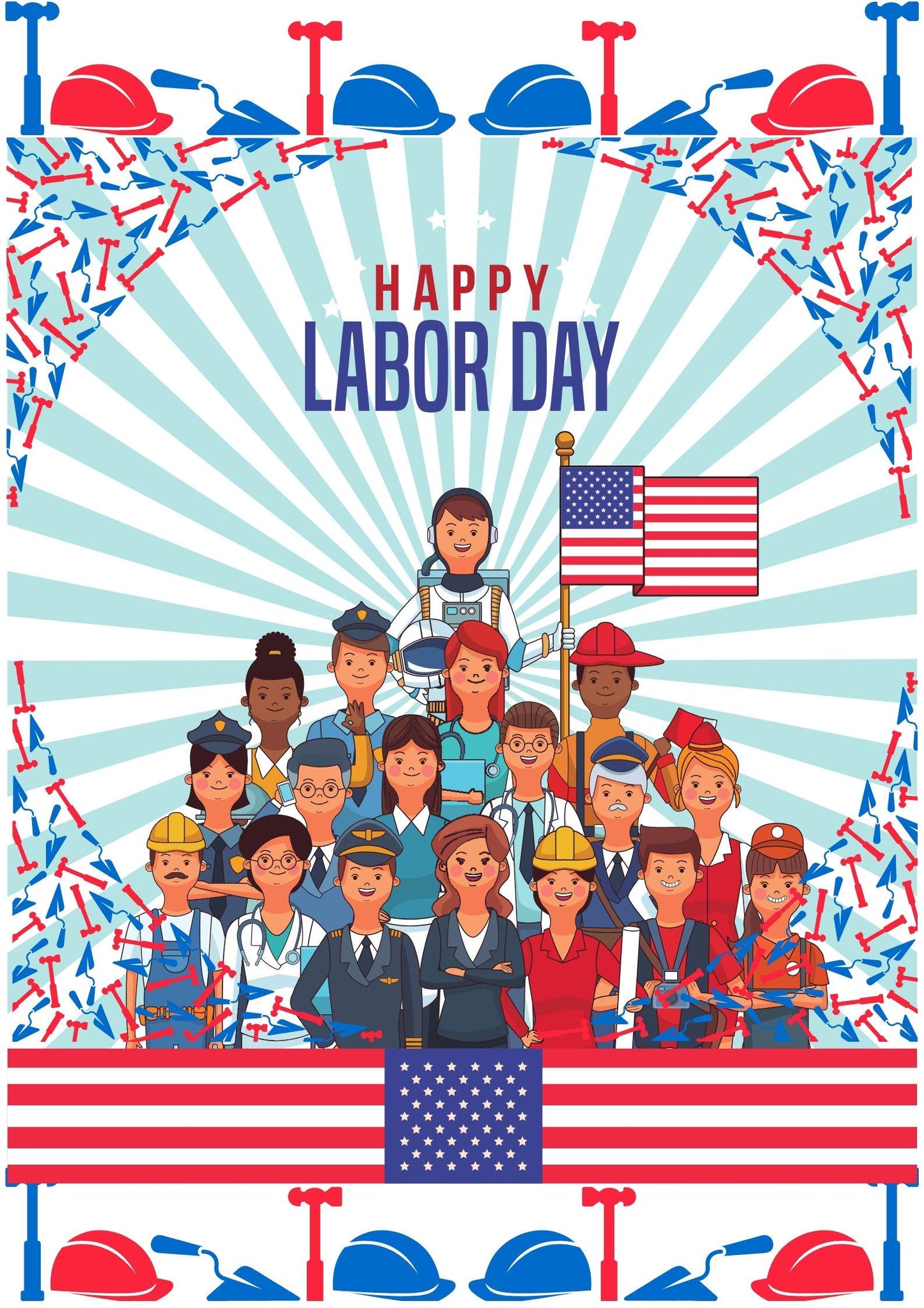Labor day posters/ celebration / for all workers