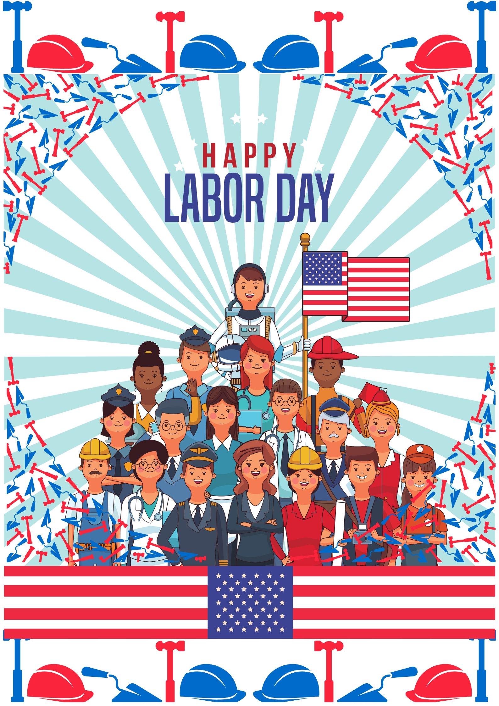 Labor day posters/ celebration / for all workers
