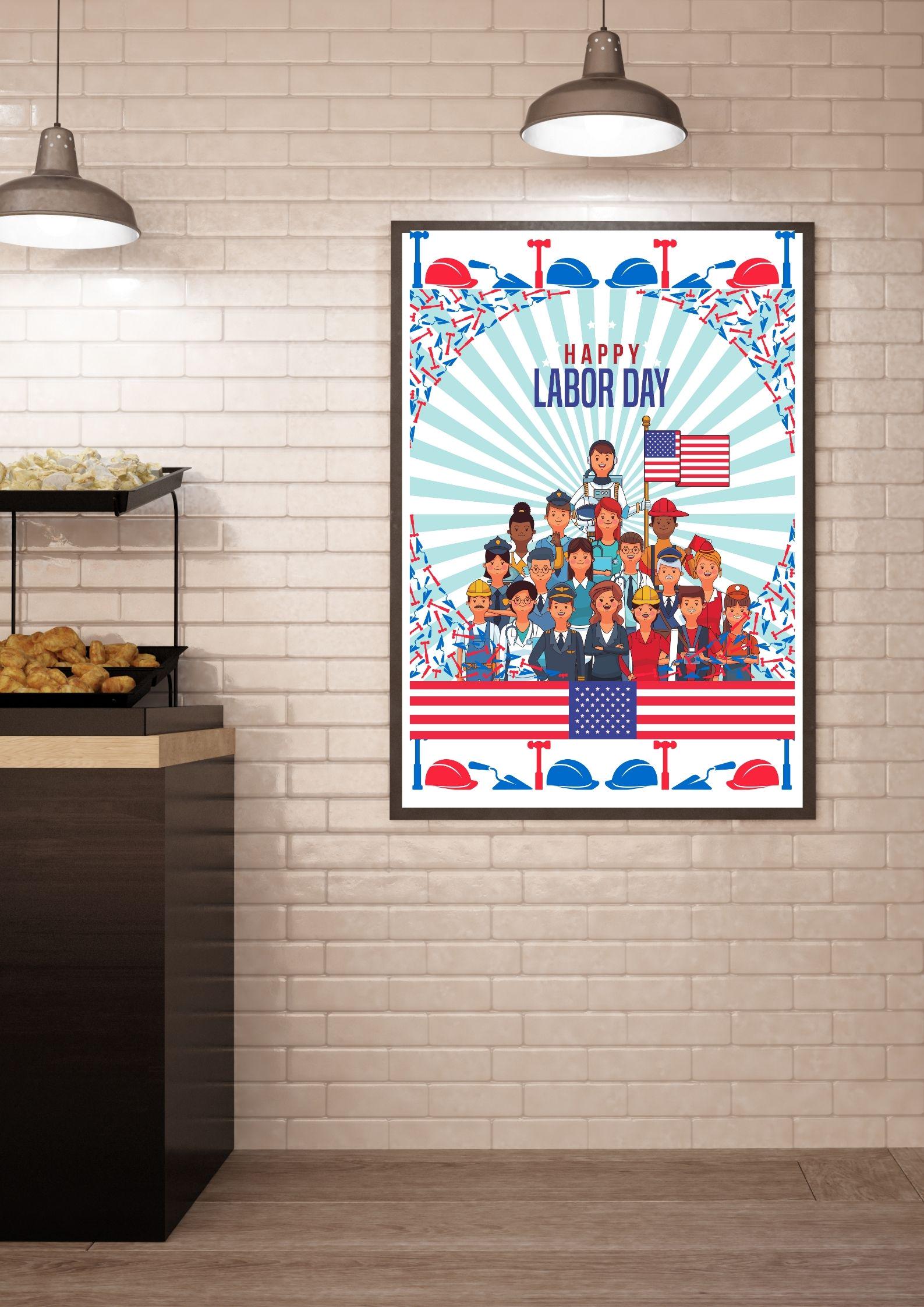 Labor day posters/ celebration / for all workers