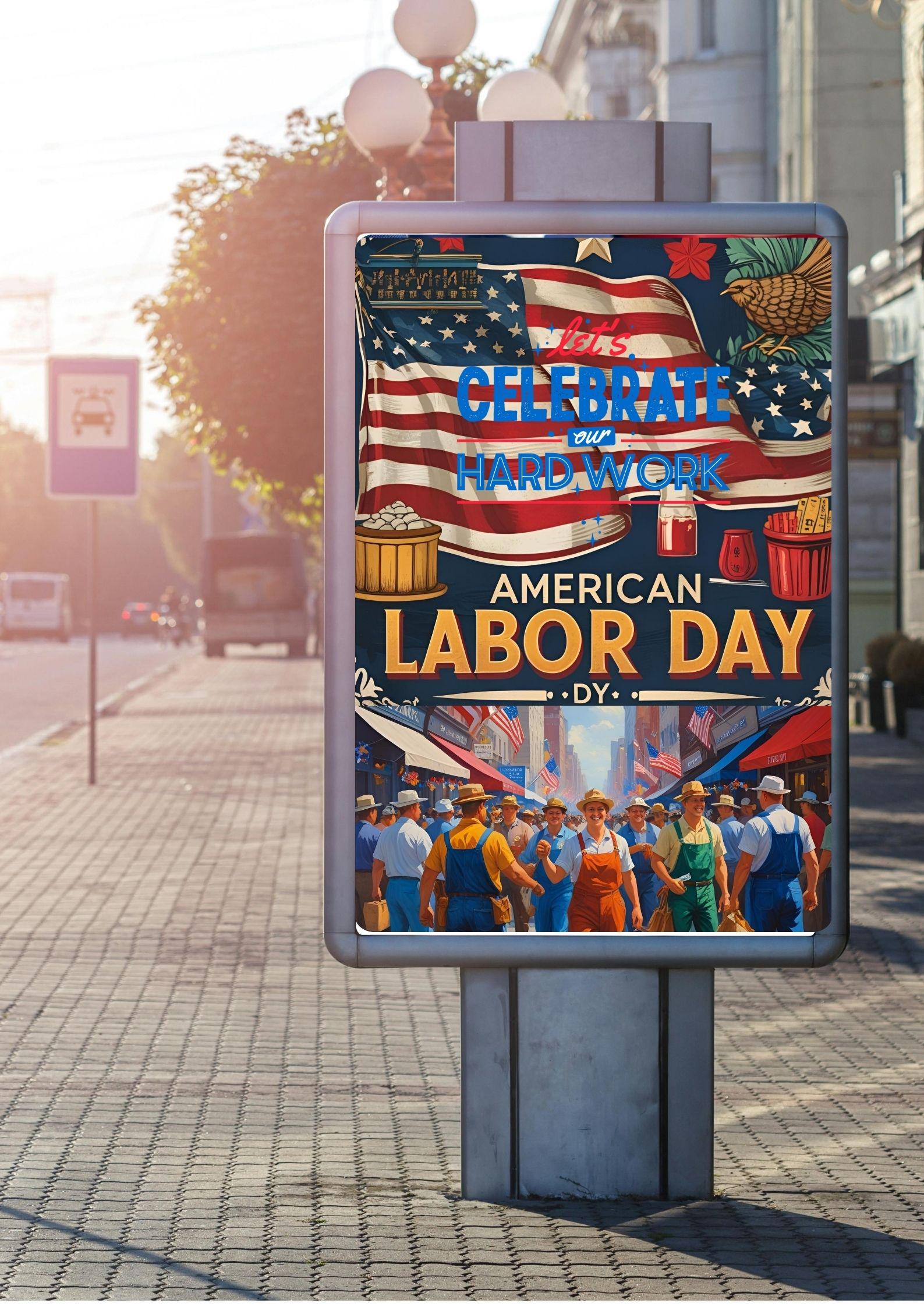Labor day posters/ celebration / for all workers