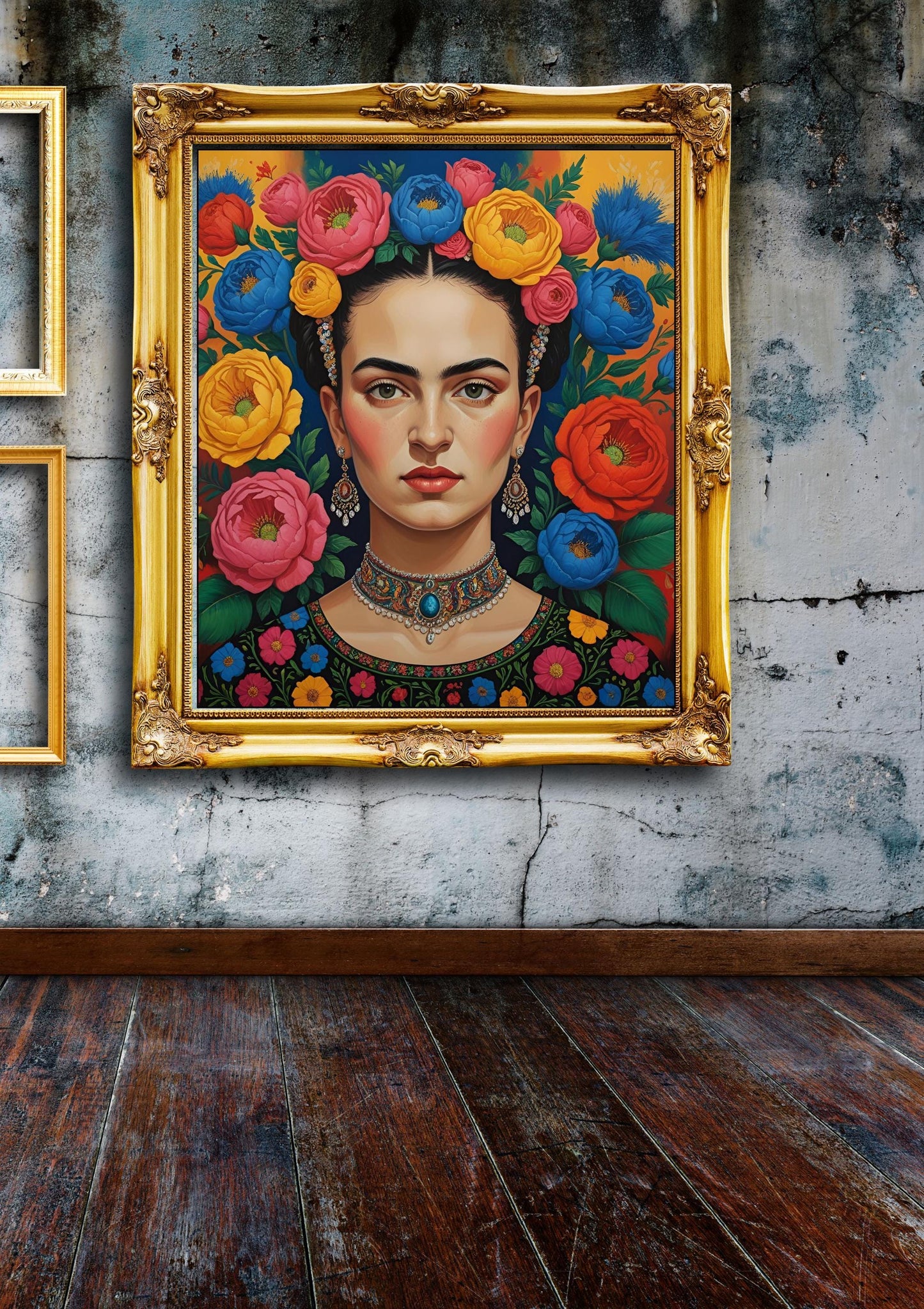 Frida Kahlo Boho Portrait Art - 19 Printable Images (Digital Download) Art Deco