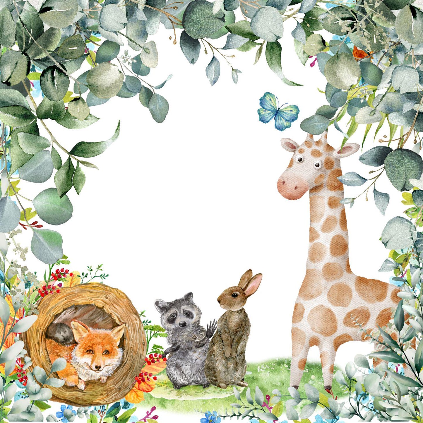 Nursery Animal Wall Art Prints | 25 Cute Kids Room Illustrations | Playroom Printable Artwork Set I animal picture for kids room / animal print /Cute Color Illustrations of animal for Nursery or Playroom Kids room Include 25 pictures