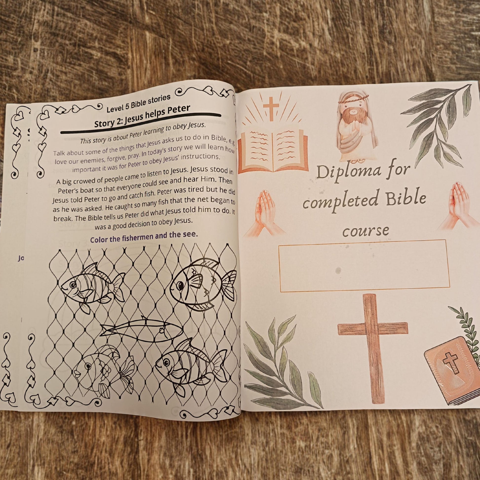 Preschool Bible Lessons: Christian Learning Pack (PDF Downloadable File) Bible course