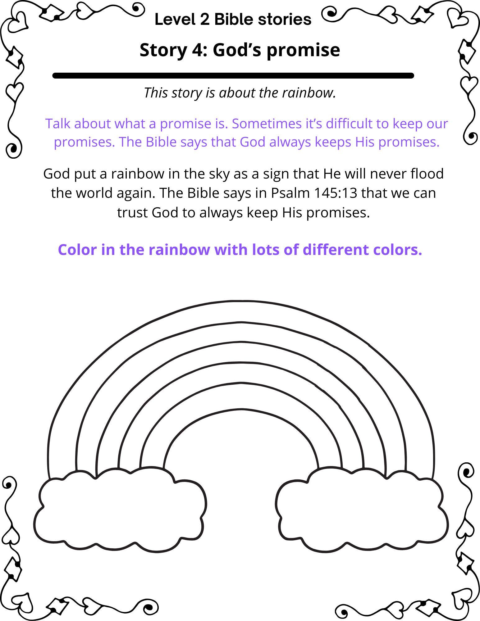 Preschool Bible Lessons: Christian Learning Pack (PDF Downloadable File) Bible course