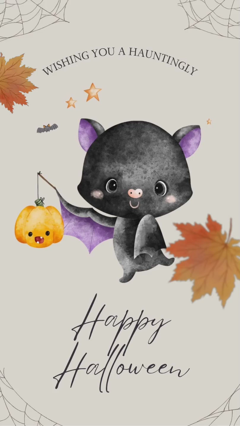 Digital Halloween Greeting Cards | 5 Printable Spooky Card Designs | Instant Download Scary Holiday Invitations I PNG file I size A6