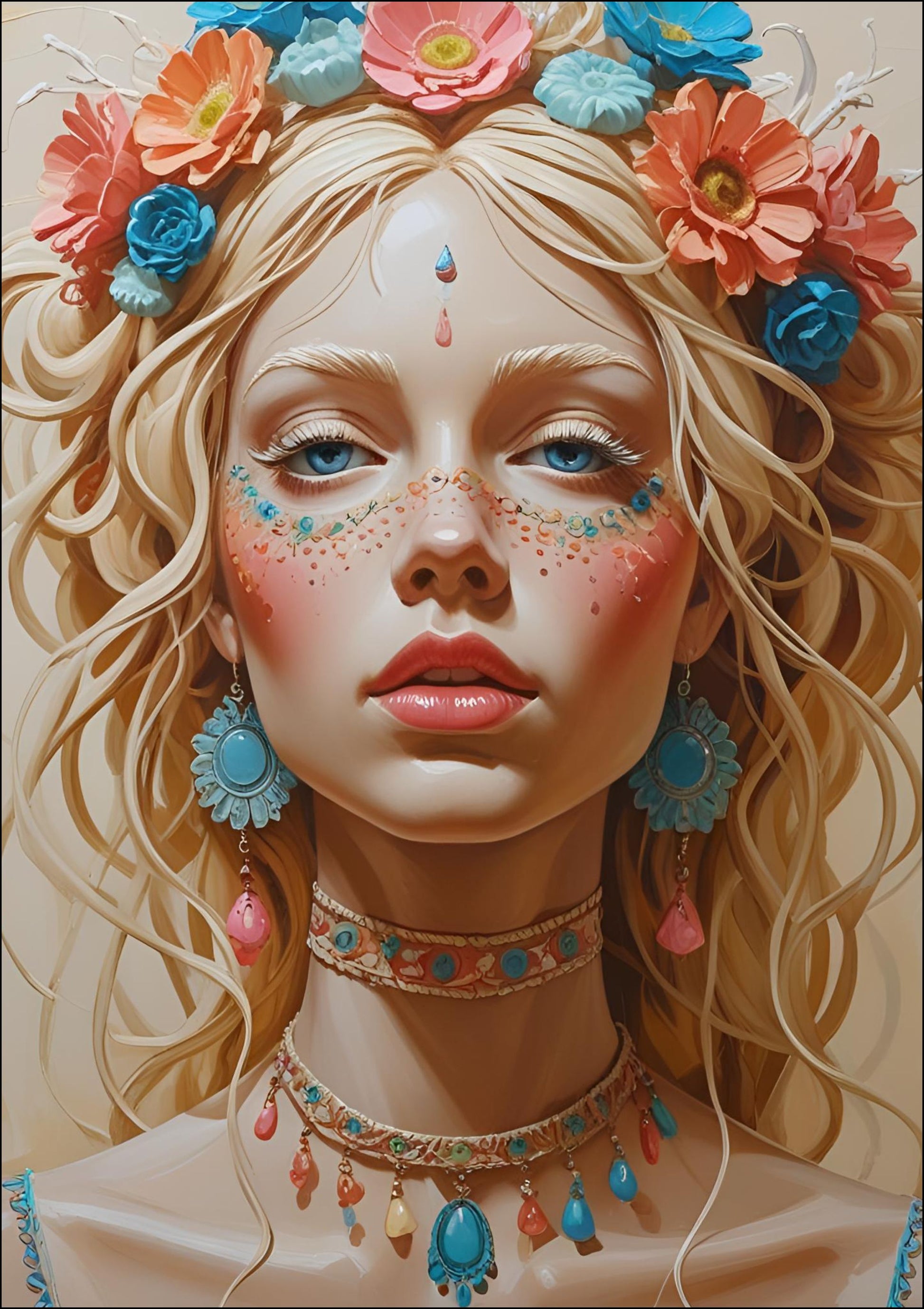 boho style art I download PDF I wall art I wall decor I instant download