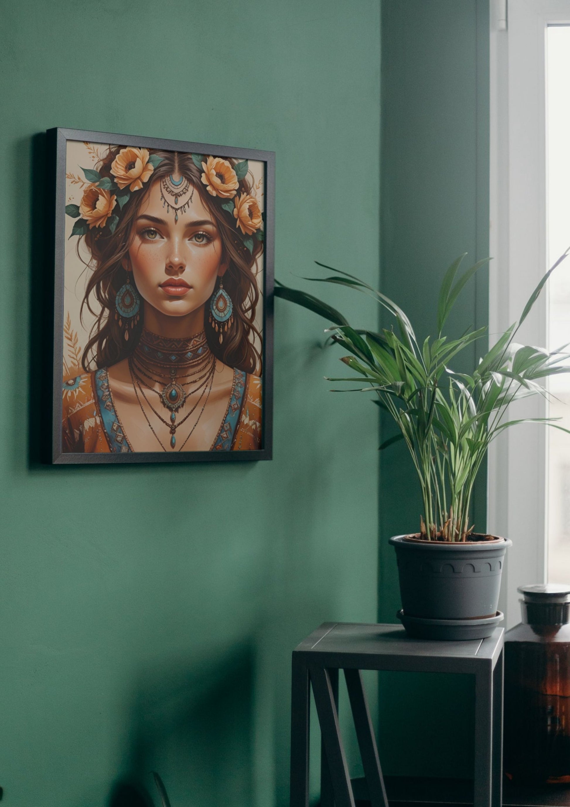 boho style art I download PDF I wall art I wall decor I instant download
