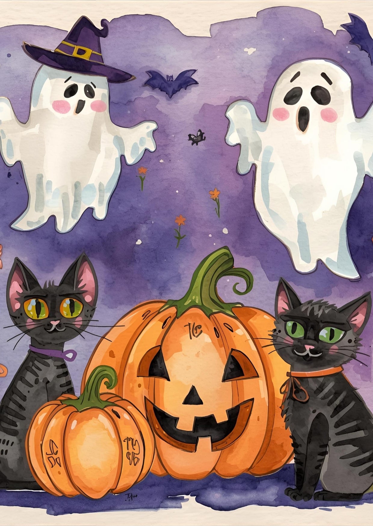 Digital Halloween Greeting Cards | 20 Printable Spooky Card Designs | Instant Download Scary Holiday Invitations