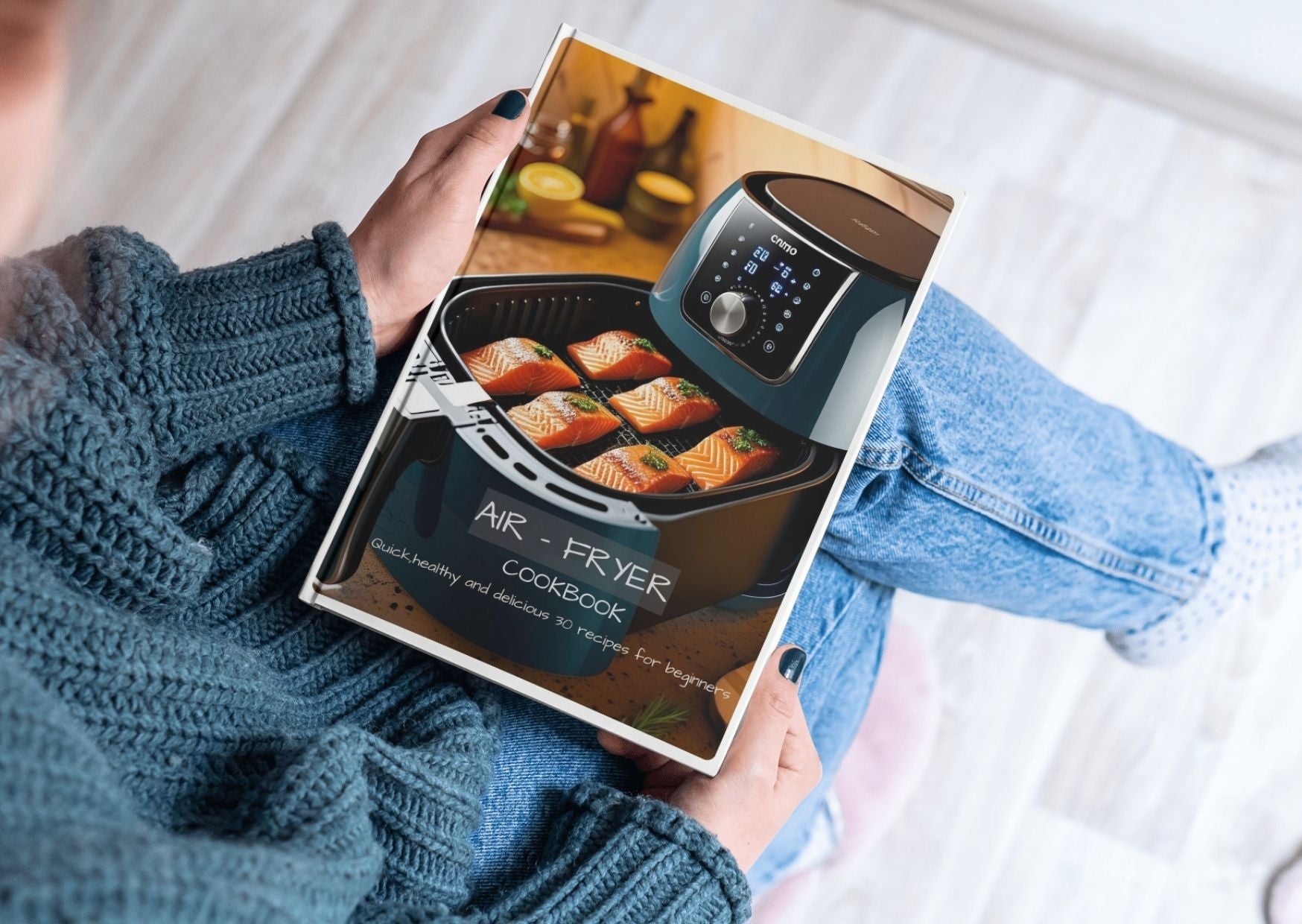 Air Fryer Cookbook with recipes...include files fast cooking Air fryer cookbook - healthy cook Quick Meals Guide | Printable Recipe Book |