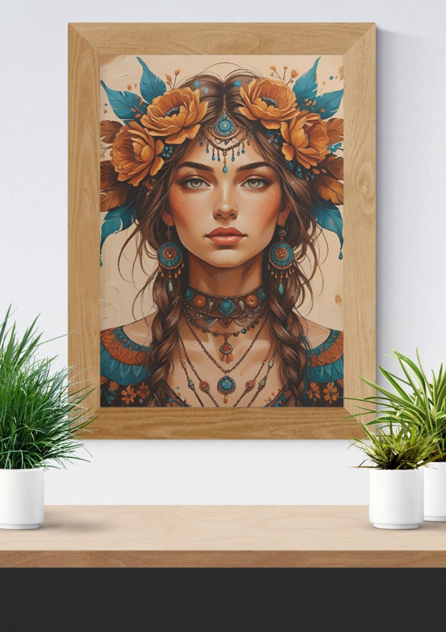 boho style art I download PDF I wall art I wall decor I instant download